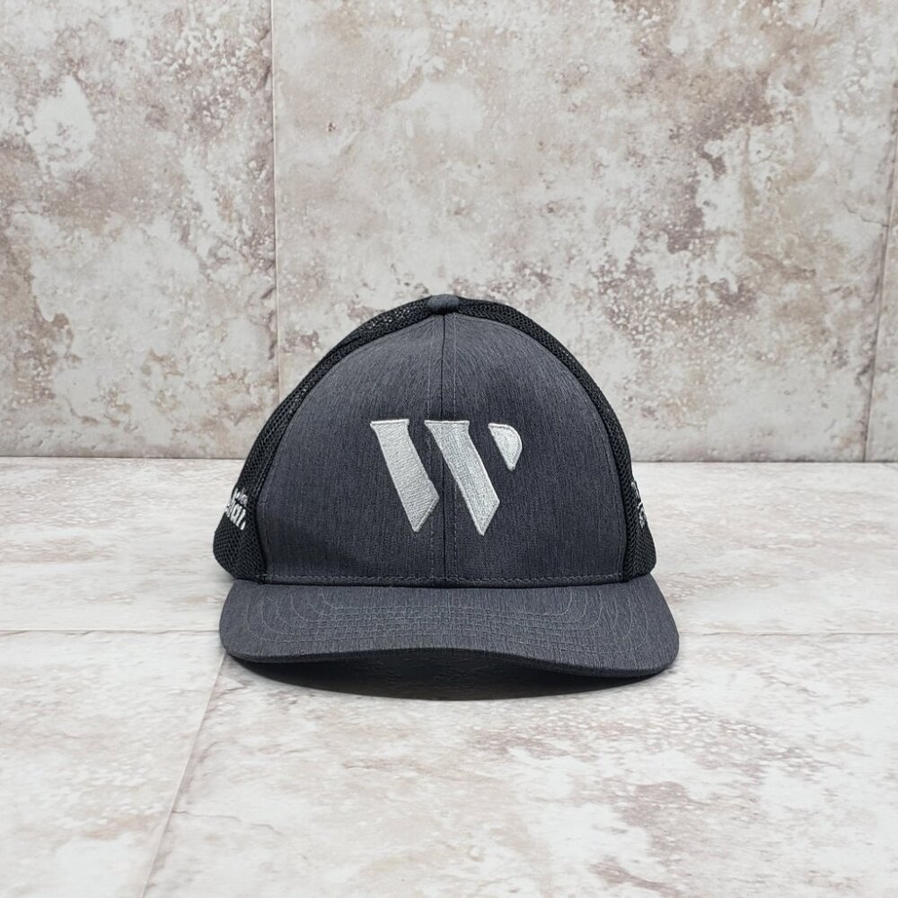 Adult Black Embroidered Mesh Outdoor Cap 6 Panel Snapback Trucker Hat Wallace